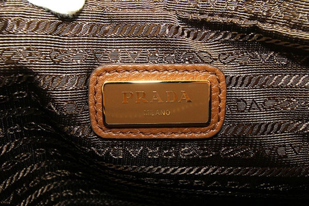 Prada Brown Bag Crossbody Shoulder Camera Leather Brown - Picture 4 of 8